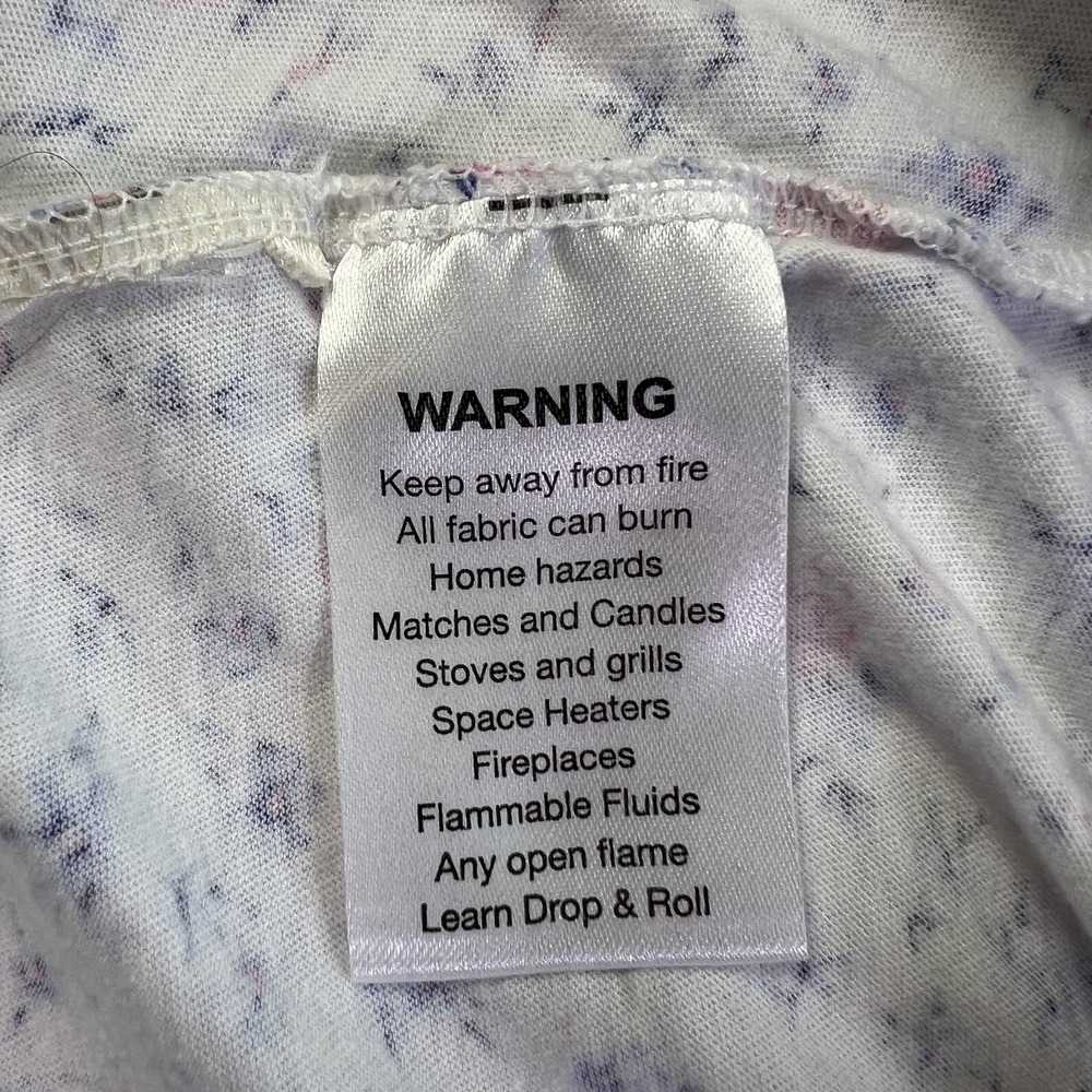 EILEEN WEST Cottagecore Traditional Floral Nightdress M Lace V Neck Nap Dress - Picture 7 of 7